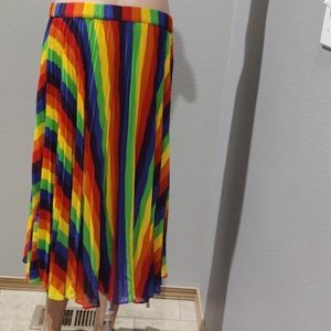 Authentic Michael kors maxi rainbow skirt